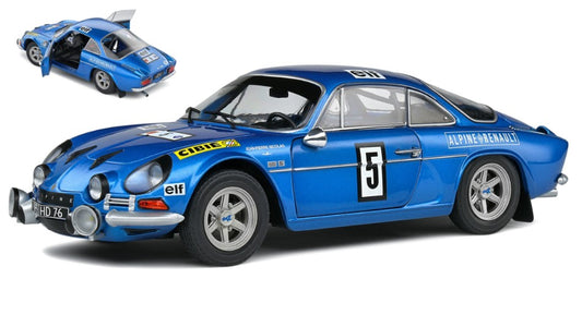 ALPINE A 110 1600S N.5 OLYMPIA RALLY 1972 NICOLAS/TODT 1:18 - Solido - SL1804205