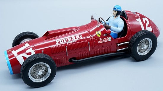 Ferrari - F1 375 Indy n°12 (1952) 1:18 - Indianapolis 500 GP - A. Ascari - With Driver - Tecnomodel