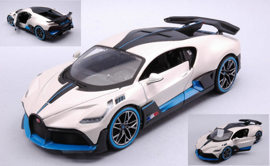 BUGATTI DIVO WHITE/BLUE 1:24 - Maisto - MI31526W
