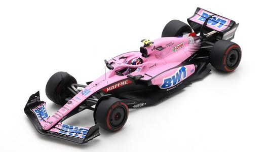 ALPINE A522 ESTEBAN OCON 2022 N.31 7th BAHRAIN GP W/COVER 1:18 - Spark Model - 18S753