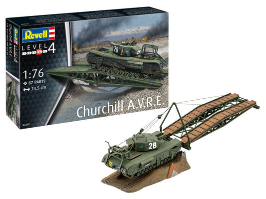 CHURCHILL A.V.R.E. KIT 1:76 - Revell - RV03297