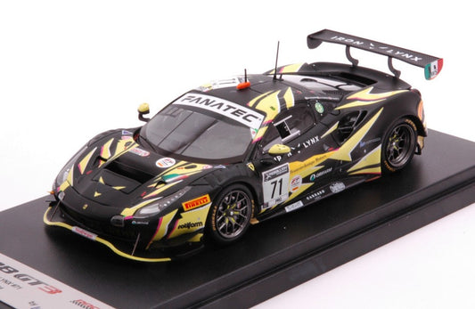 FERRARI 488 GT3 N.71 24H SPA 2021 FUOCO/ILOT/RIGON 1:43 - Looksmart - LSRC109
