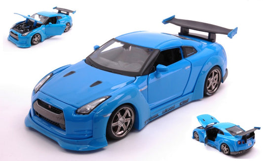 NISSAN GT-R 2009 DESIGN TOKYO MODERN BLUE 1:24 - Maisto - MI32526B