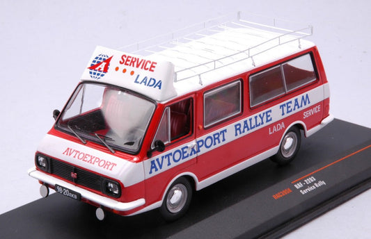 RAF 2203 ASSSITANCE WITH ROOF RACK AND WHEELS 1:43 - Ixo Model - RAC395