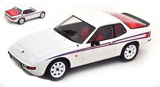 PORSCHE 924 MARTINI 1985 WHITE 1.18 - KK Scale - KKDC180722
