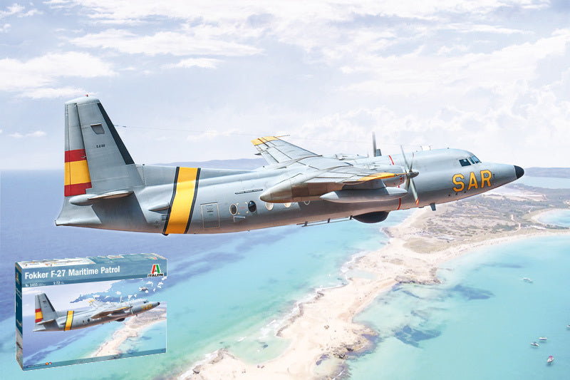 FOKKER F-27 MARITIME PATROL AIRCRAFT KIT 1:72 - Italeri - IT1455