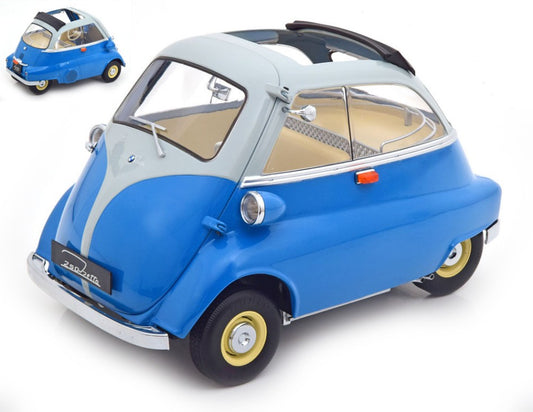 BMW 250 ISETTA 1959 BLUE/LIGHT BLUE 1:12 - KK Scale - KKDC120042