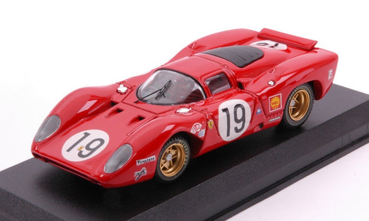 FERRARI 312P COUPE' N.19 24 H LE MANS 1969 AMON-SCHETTY 1:43 - Best Model - BT9152-2