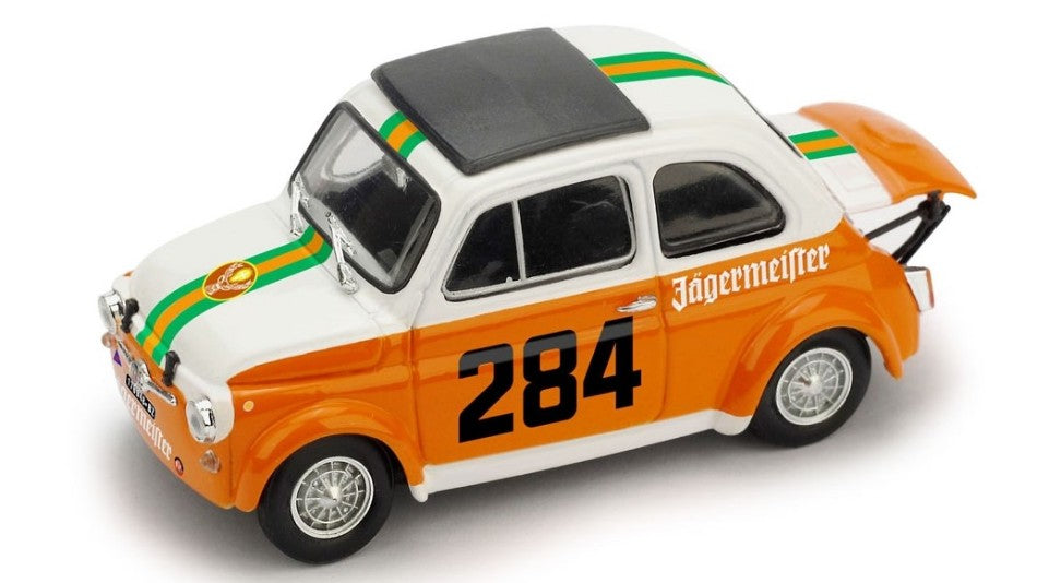FIAT 695 SS ABARTH N.284 COLLE DELLA MADDALENA 1973 R.MENAPACE 1:43 - Brumm - BM0496