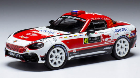 FIAT ABARTH 124 RGT N.49 RALLY MONTE CARLO 2022 RADA/JUGAS 1:43 - Ixo Model - RAM846