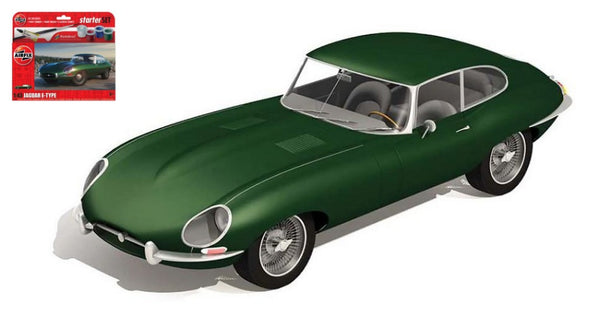 JAGUAR E-TYPE SMALL STARTER SET KIT 1:43 - Airfix - A55009 – Triple ...