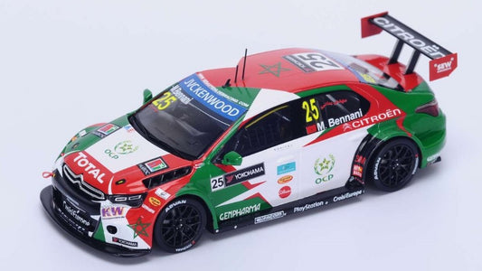CITROEN C-ELYSEE N.25 4th WTCC RACE OF MAROCCO 2015 M.BENNANI 1:43 - Spark Model - S4522