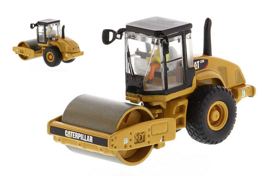 CAT CS-56 SMOOTH DRUM SOIL COMPACTOR 1:87 - Diecast Master - DM85246