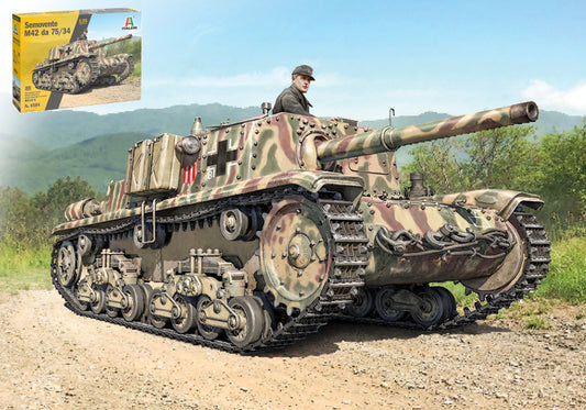 SEMOVENTE M42 DA 75/34 KIT 1:35 - Italeri - IT6584