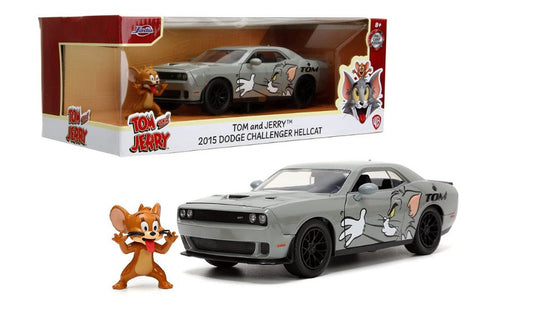 DODGE CHALLENGER 2015 "TOM & JERRY" 1:24 - Jada Toys - JADA253255047