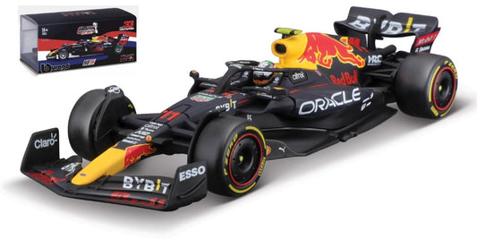 RED BULL RB18 N.11 SERGIO PEREZ 2022 SIGNATURE W/HELMET 1:43 - Burago - BU38062P