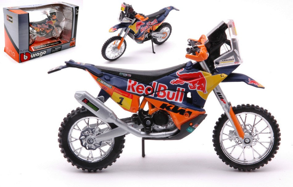 KTM 450 RALLY N.1 DAKAR RALLY 2019 TOBY PRICE 1:18 - Burago - BU51086