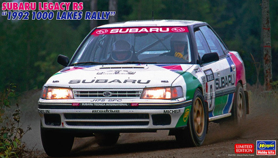 SUBARU LEGACY RS 1992 1000 LAKES RALLY KIT 1:24 - Hasegawa - HA20577