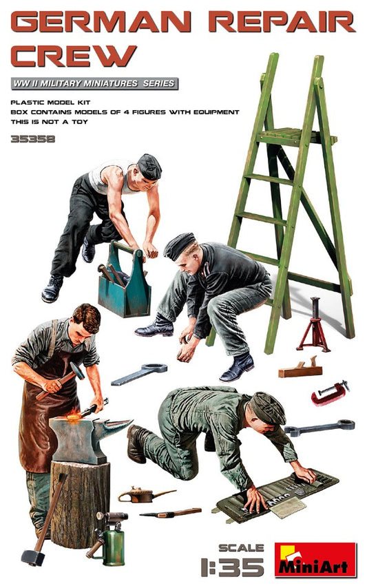 GERMAN REPAIR CREW KIT 1:35 - Miniart - MIN35358