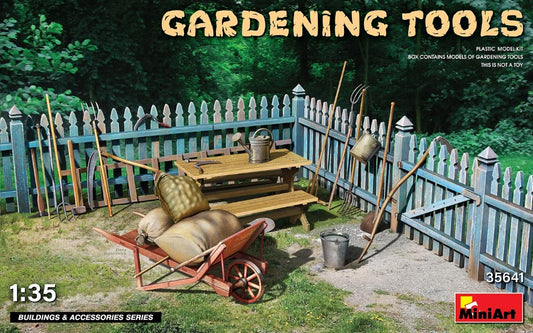 GARDENING TOOLS KIT 1:35 - Miniart - MIN35641