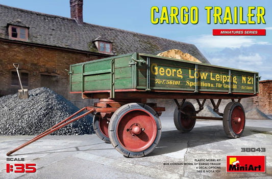 CARGO TRAILER KIT 1:35 - Miniart - MIN38043