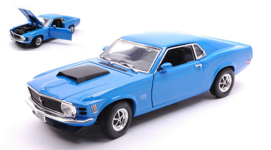 FORD MUSTANG BOSS 429 1970 BLUE 1:18 - MotorMax - MTM73154B