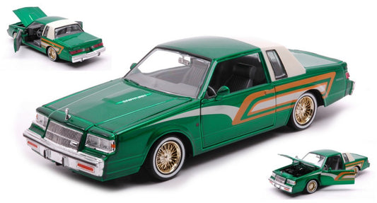 BUICK REGAL 1987 GREEN 1:24 - MotorMax - MTM79023
