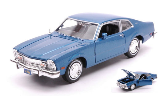 FORD MAVERICK 1974 "FORGETTEN CLASSIC SERIES" BLUE 1:24 - MotorMax - MTM79042B