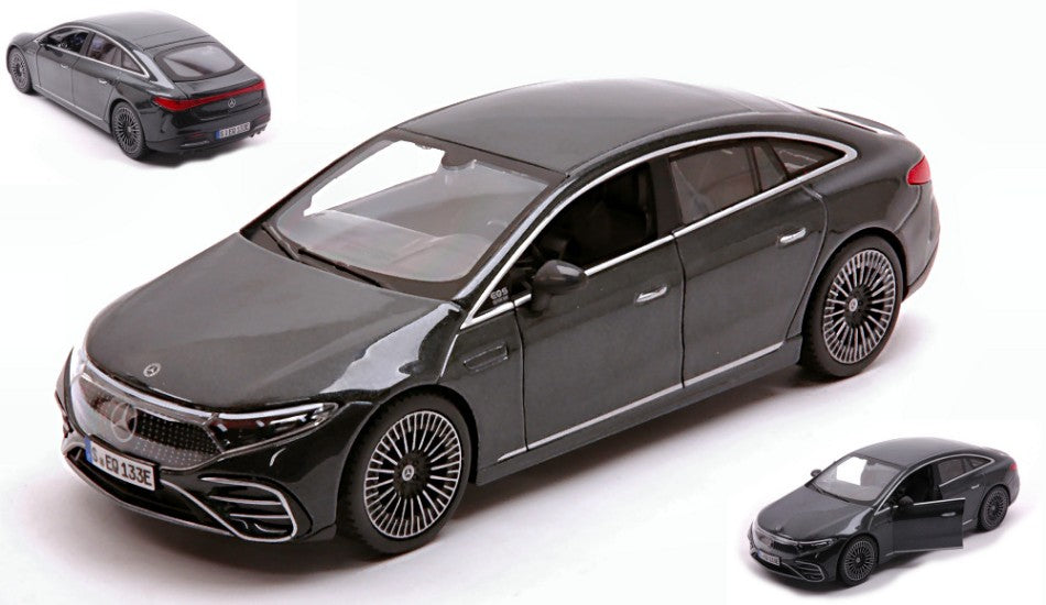 MERCEDES EQ EQS SEDAN 2022 GUN METAL 1:24 - Maisto - MI32902G