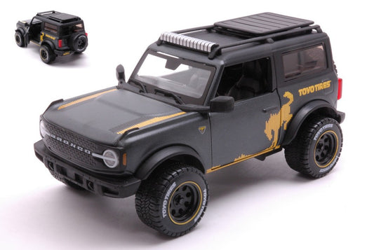 FORD BRONCO WILDTRAK OFF ROAD 2021 BLACK 1:24 - Maisto - MI32541