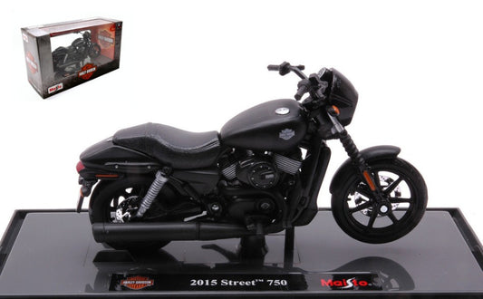 HARLEY DAVIDSON STREET 750 2015 MATT BLACK 1:18 - Maisto - MI16946