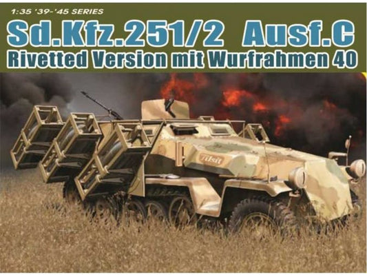 SD.KFZ.251/1 AUSF.C RIVETTED VERSION KIT 1:35 - Dragon - D6966
