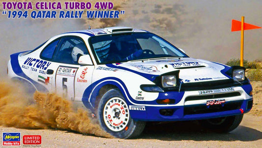 TOYOTA CELICA TURBO 4WD 1994 QATAR RALLY KIT 1:24 - Hasegawa - HA20578