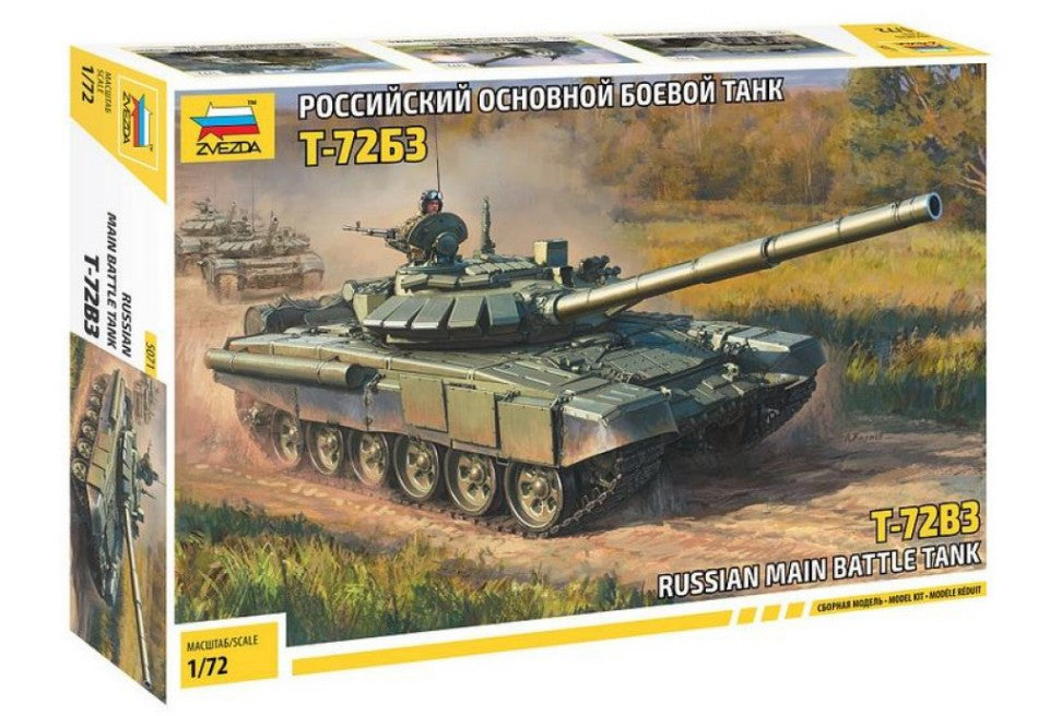 T-72 B3 MAIN BATTLE TANK KIT 1:72 - Zvezda - Z5071