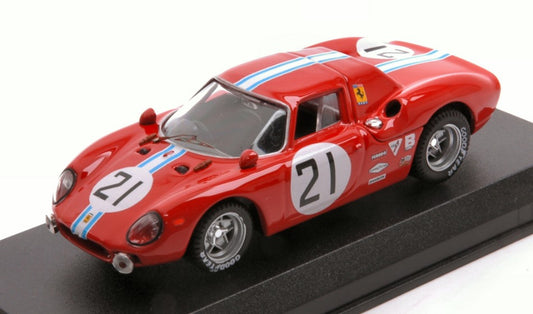 FERRARI 250 LM N.21 7th DAYTONA 1970 YOUNG-CHINETTI JR.1:43 - Best Model - BT9301