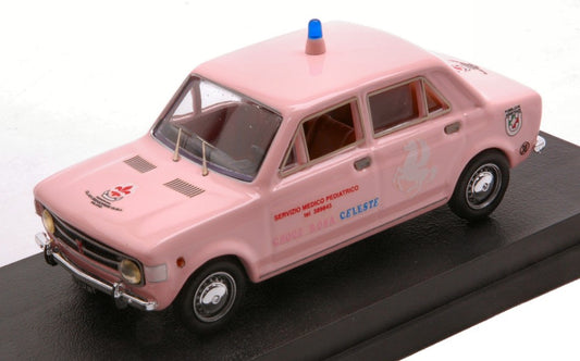 FIAT 128 4 PORTE CROCE ROSSA CELESTE 1971 1:43 - Rio - RI4348