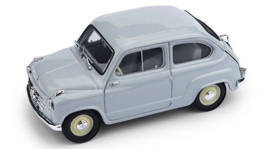 FIAT 600 1a SERIE 1955 GRIGIO PERLA 1:43 - Brumm - BM0247-03
