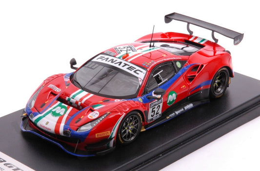 FERRARI 488 GT3 N.52 2nd.24H SPA 2021 MACH./WART./BERT./ROVERA 1:43 - Looksmart - LSRC105