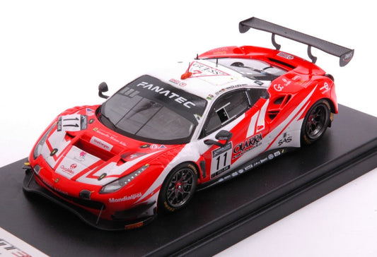 FERRARI 488 GT3 N.11 24H SPA 2021 KOHM./ZOLLO/RODA/FUMANELLI 1:43 - Looksmart - LSRC108