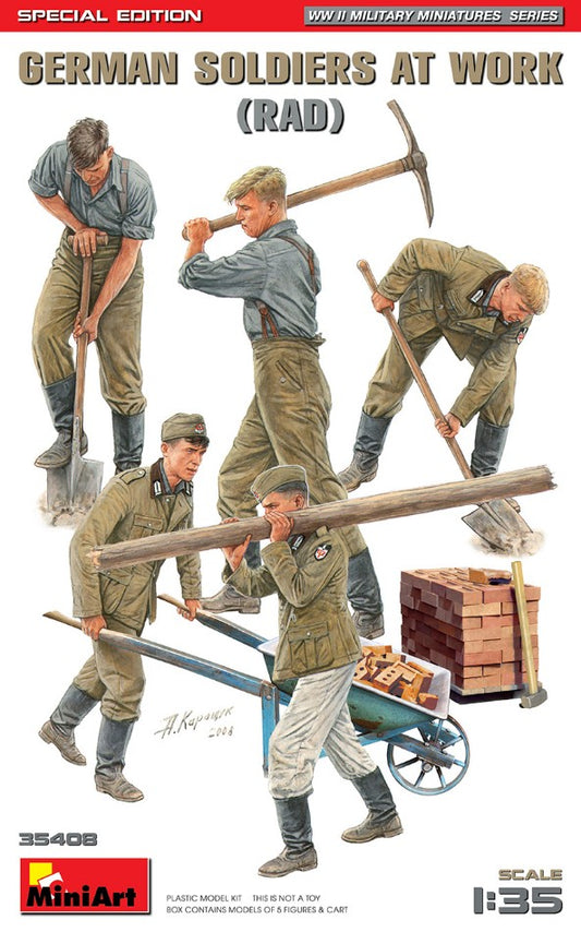 GERMAN SOLDIERS AT WORK KIT 1:35 - Miniart - MIN35408
