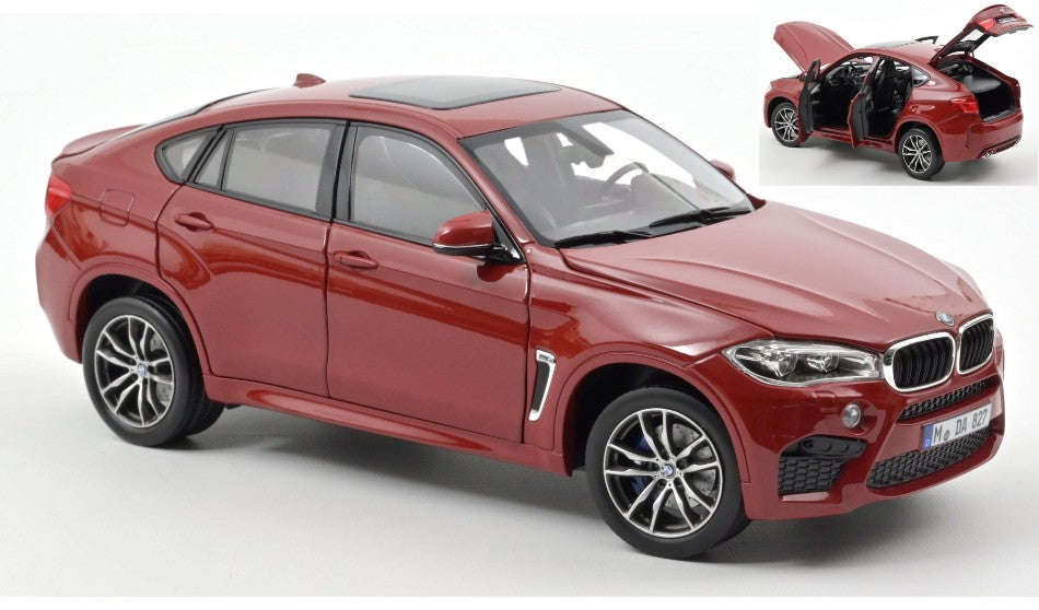 BMW X6 M 2015 RED METALLIC 1:18 - Norev - NV183242