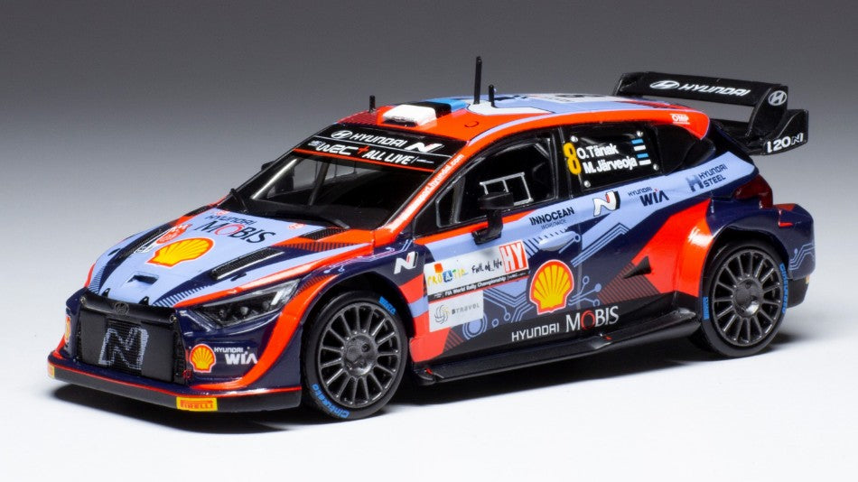 HYUNDAI i20 N RALLY1 N.8 RALLY CROATIA 2021 TANAK-JARVEOJA 1:43 - Ixo Model - RAM850