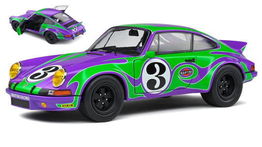PORSCHE 911 RSR N.3 HIPPY TRIBUTE 1973 PURPLE/GREEN 1:18 - Solido - SL1801117