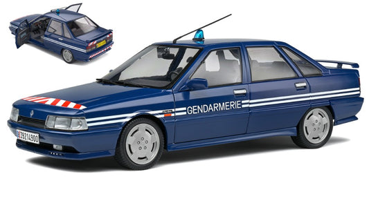 RENAULT 21 TURBO BRI GENDARMERIE 1992 BLUE 1:18 - Solido - SL1807703
