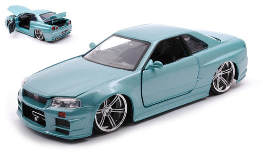 BRIAN'S NISSAN SKYLINE GT-R "FAST AND FURIOUS" 1:24 - Jada Toys - JADA03066