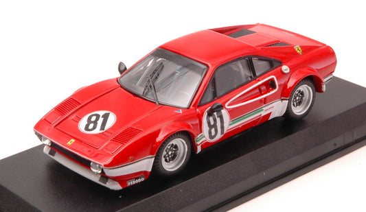 FERRARI 308 GTB LM N.81 BENELUX ZOLDER 1976 M.DANTINNE 1:43 - Best Model - BT9679