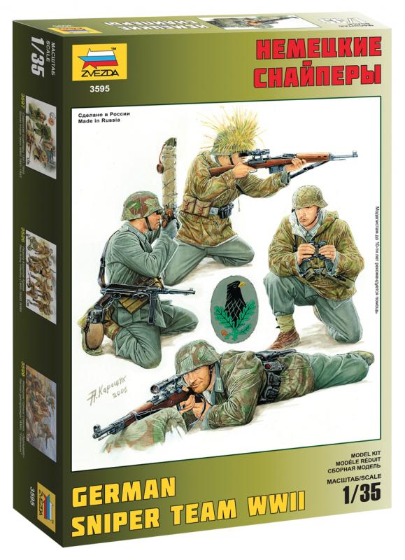 GERMAN SNIPER TEAM WWII KIT 1:35 - Zvezda - Z3595