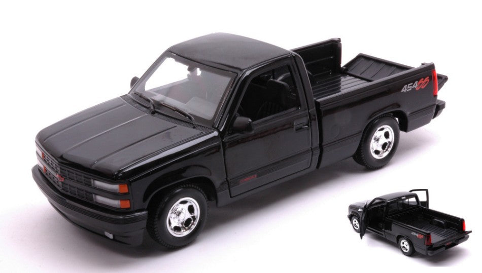 CHEVROLET 454 SS PICK-UP BLACK 1:24 - Maisto - MI32901Z