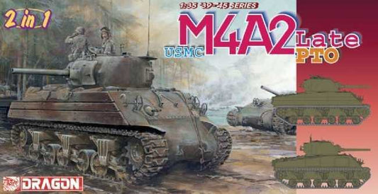 U.S.MARINES M4A2(W) (PTO)  KIT 1:35 - Dragon - D6462