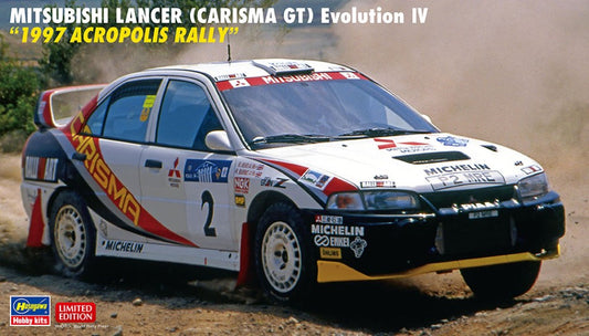 MITSUBISHI LANCER CARISMA GT EVO IV 1997 ACROPOLIS RALLY  KIT 1:24 - Hasegawa - HA20593